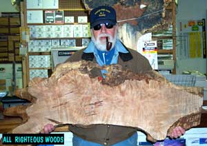 Captain and his Burl